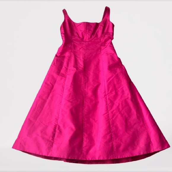 J. Crew NWT Raspberry Pink Tall Dress with Light Crinoline Perfect for Wedding - Picture 5 of 15